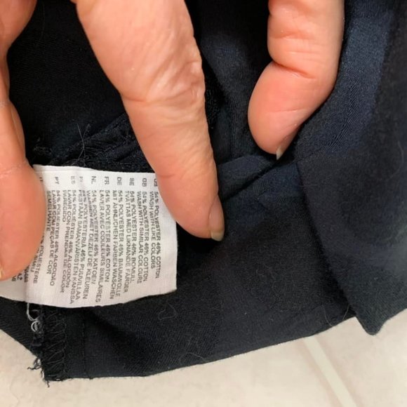 🌷3 for$20🌷Divided H&M, US 4, Black on Black Polka Dot Bow Fit & Flare Dress - Picture 8 of 9